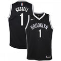 D'Angelo Russell Brooklyn Nets Nike Youth Swingman NBA Jersey Black - Icon Edition