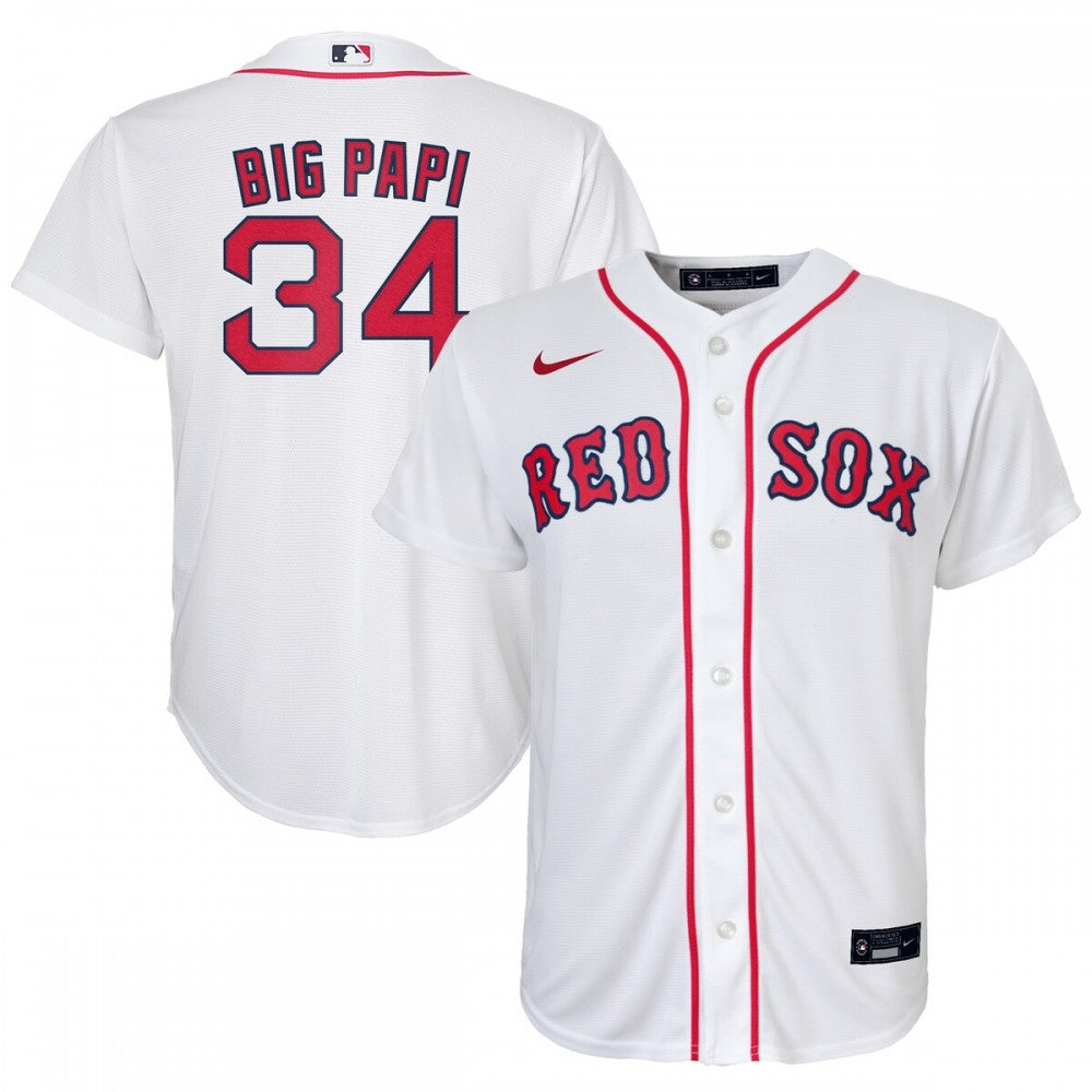 David Ortiz Boston Red Sox Nike Youth Replica Player MLB Jersey - White