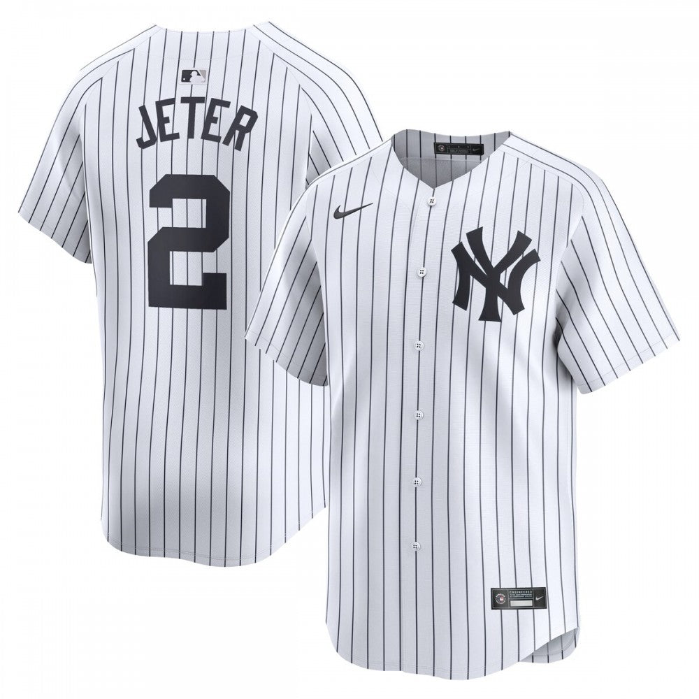 Derek Jeter New York Yankees Nike Youth Home Limited Player MLB Jersey - White
