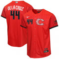 Elly De La Cruz Cincinnati Reds Nike Youth 2026 City Connect Stadium MLB Jersey - Red