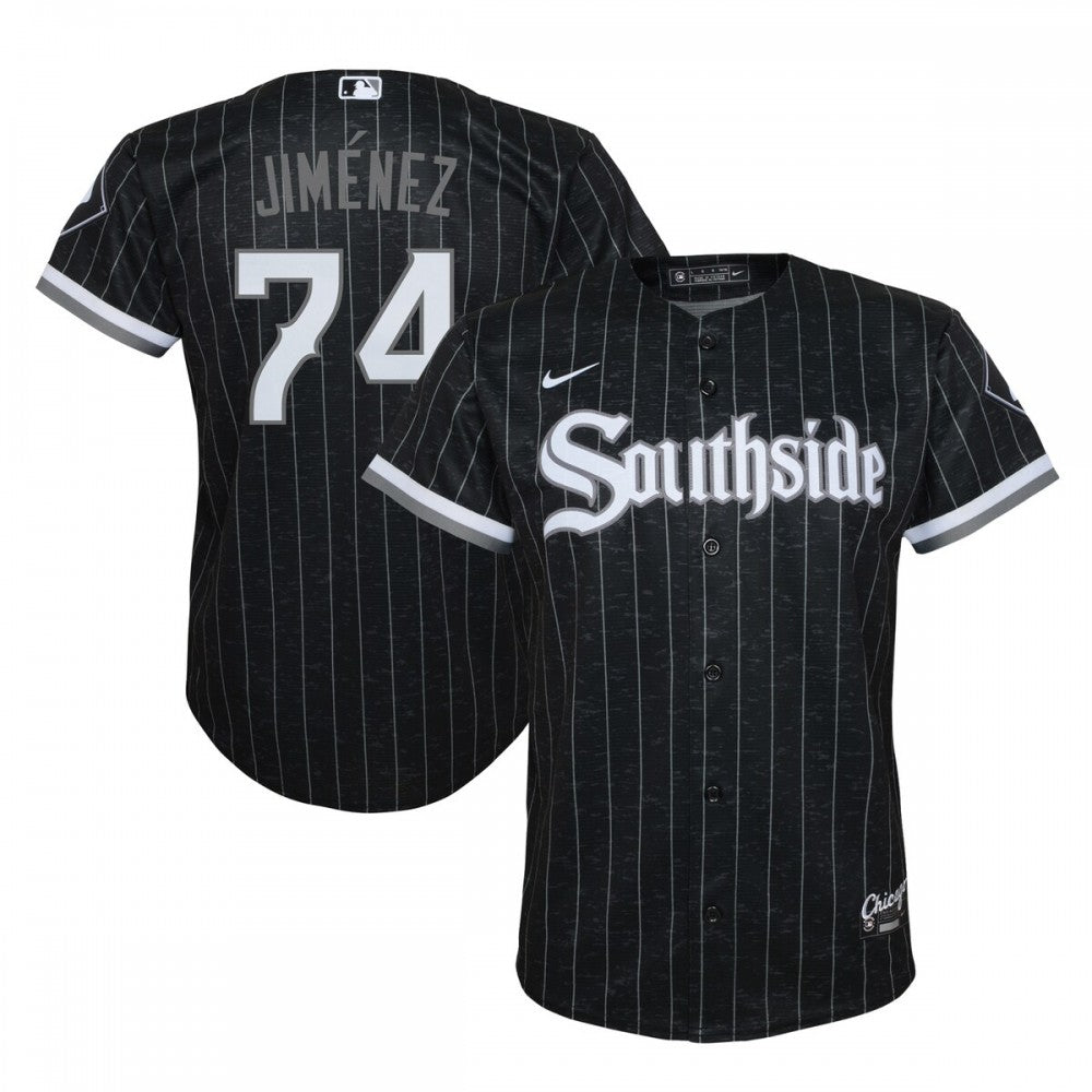 Eloy Jimenez Chicago White Sox Nike Youth City Connect Replica Player MLB Jersey - Black