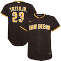 Fernando Tatis Jr. San Diego Padres Nike Youth Alternate Replica Player MLB Jersey - Brown