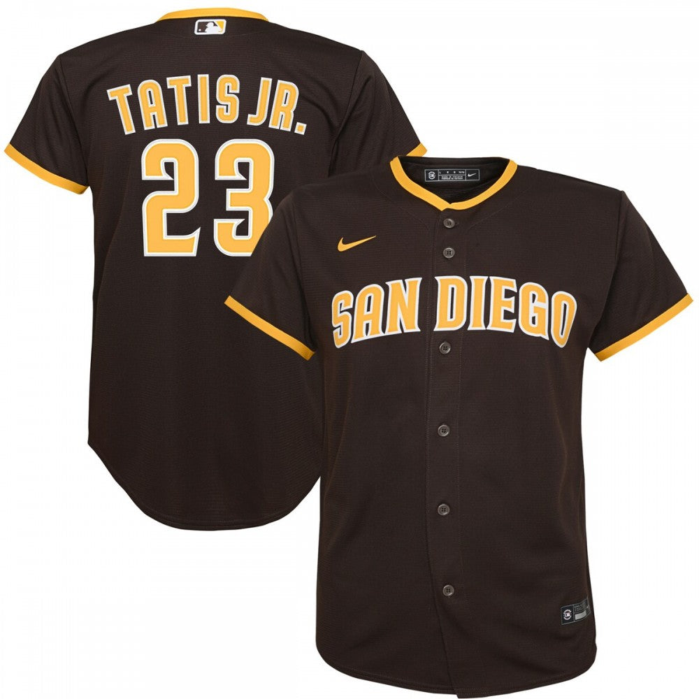Fernando Tatis Jr. San Diego Padres Nike Youth Alternate Replica Player MLB Jersey - Brown