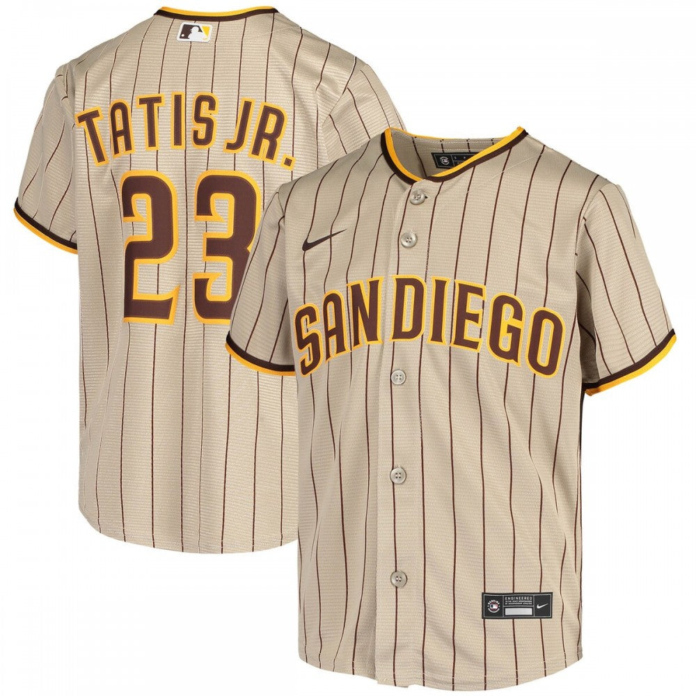 Fernando Tatis Jr. San Diego Padres Nike Youth Alternate Replica Player MLB Jersey - Tan