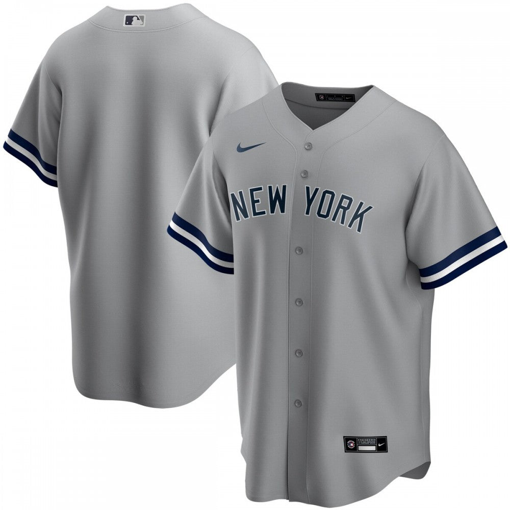 New York Yankees Nike Youth Road Replica Team MLB Jersey - Gray