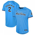 Jazz Chisholm Jr. Miami Marlins Nike Youth Alternate Limited Player MLB Jersey?C Blue