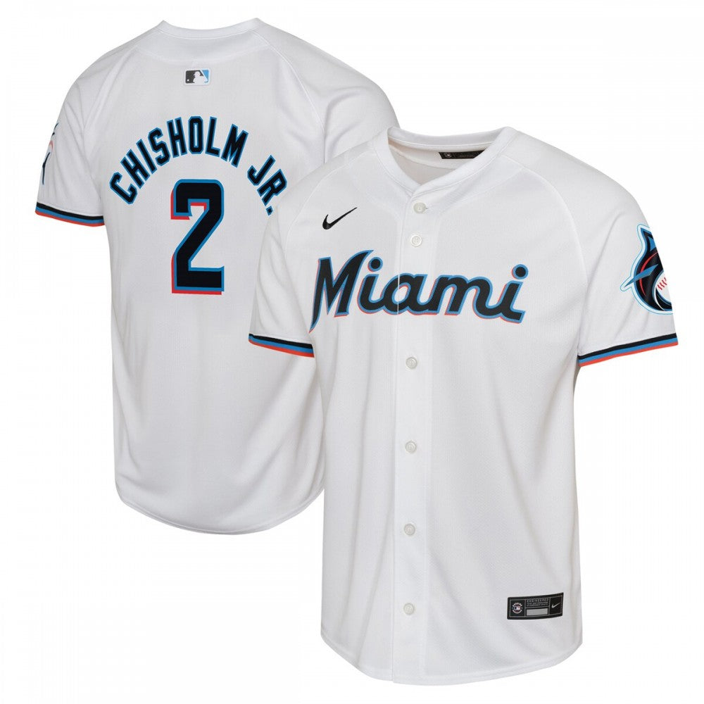 Jazz Chisholm Miami Marlins Nike Youth Home Limited Player MLB Jersey - White