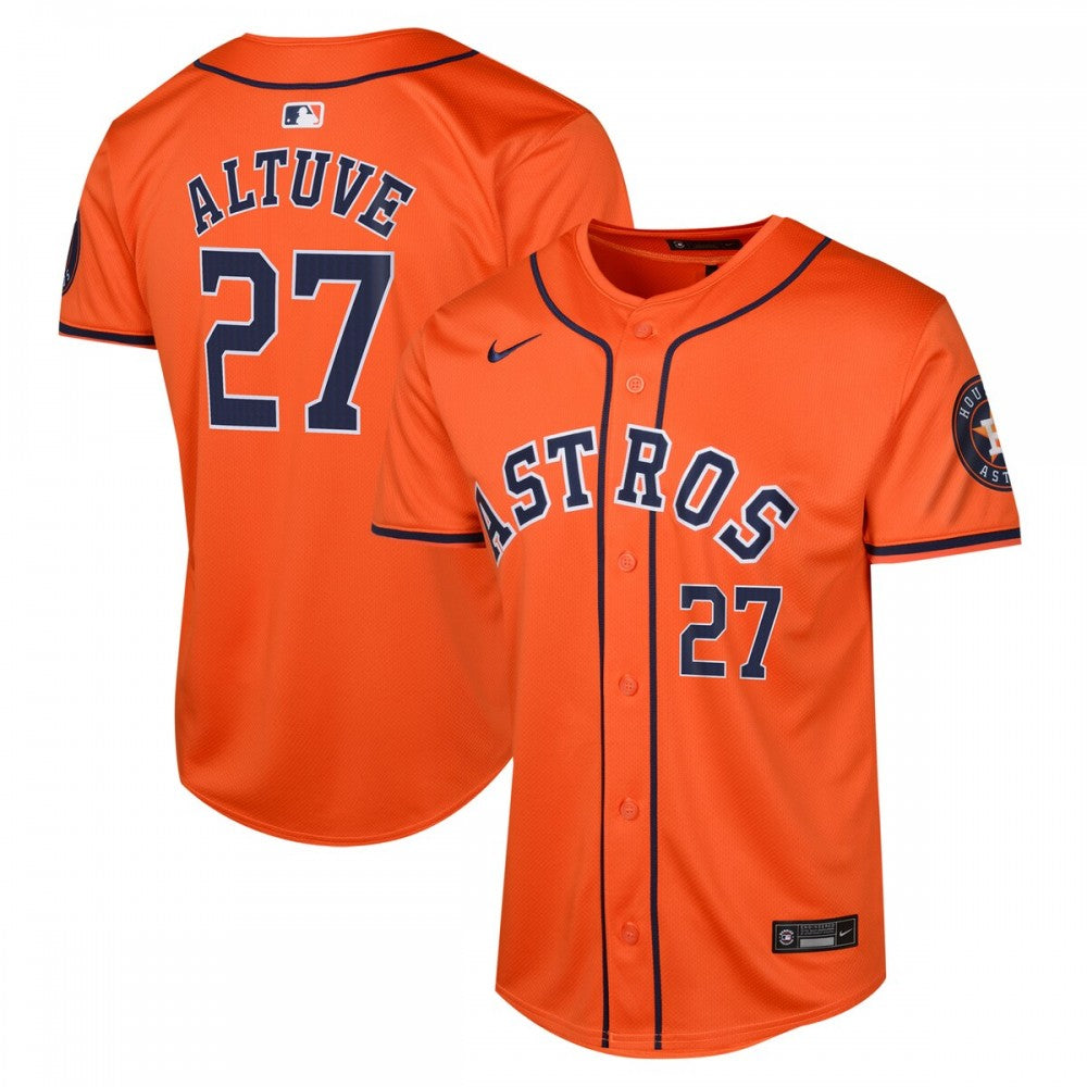 Jose Altuve Houston Astros Nike Youth Alternate Limited Player MLB Jersey?C Orange