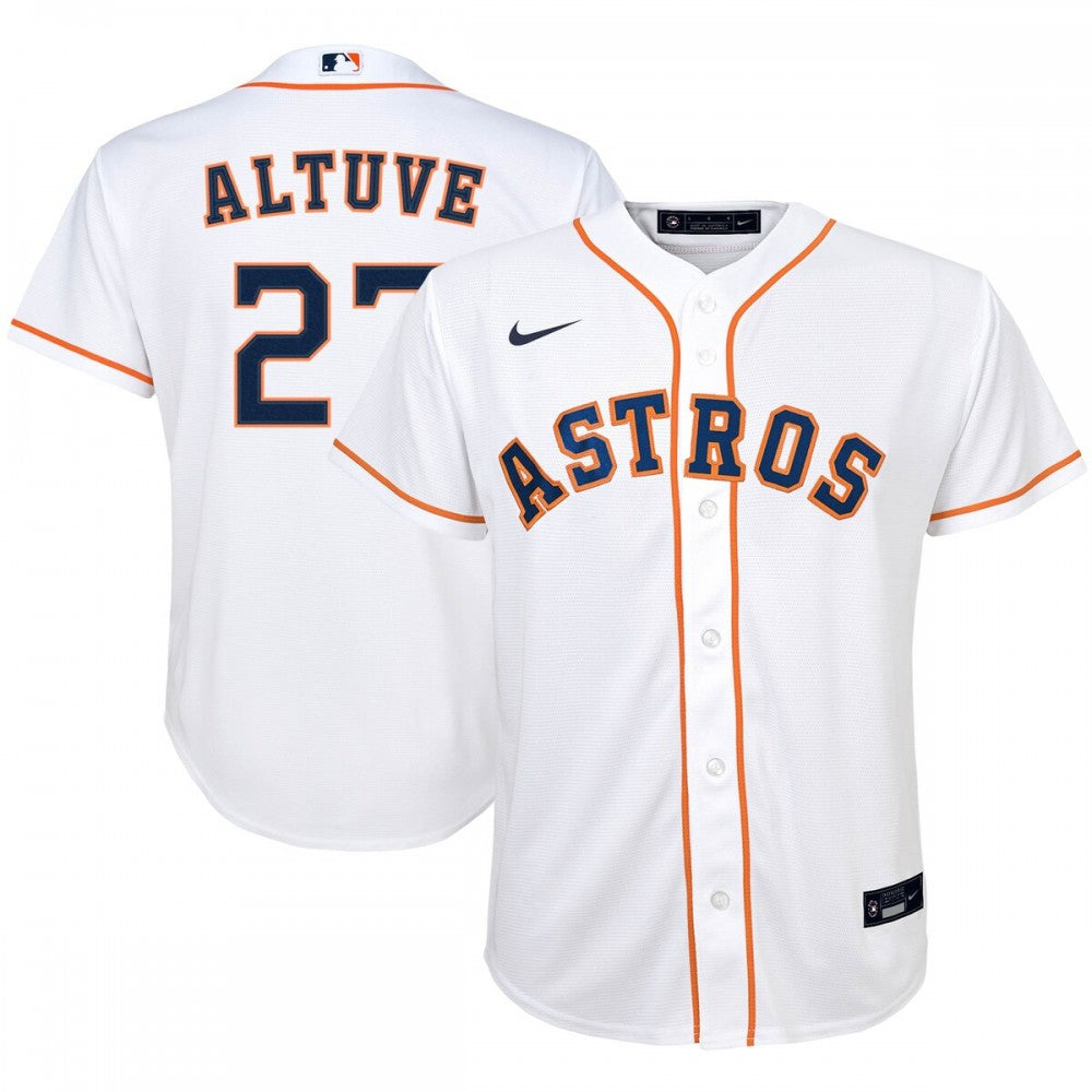 Jose Altuve Houston Astros Nike Youth Alternate Replica Player MLB Jersey - White