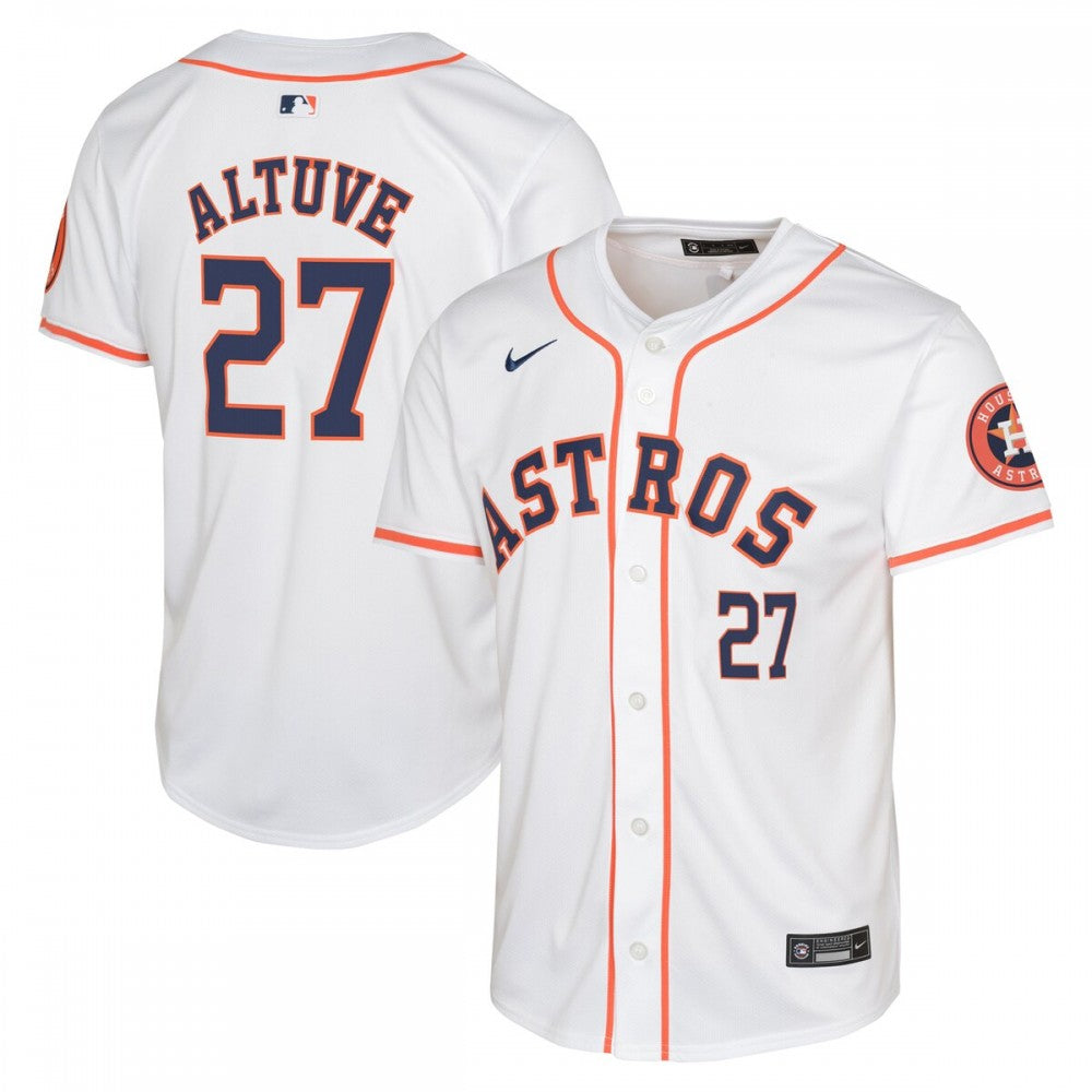 Jose Altuve Houston Astros Nike Youth Home Limited Player MLB Jersey - White