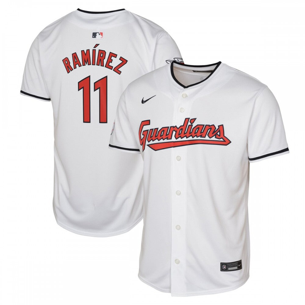 Jose Ramirez Cleveland Guardians Nike Youth Home Limited Player MLB Jersey - White