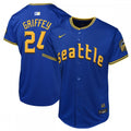 Ken Griffey Jr. Seattle Mariners Nike Youth City Connect Limited Player MLB Jersey - Navy