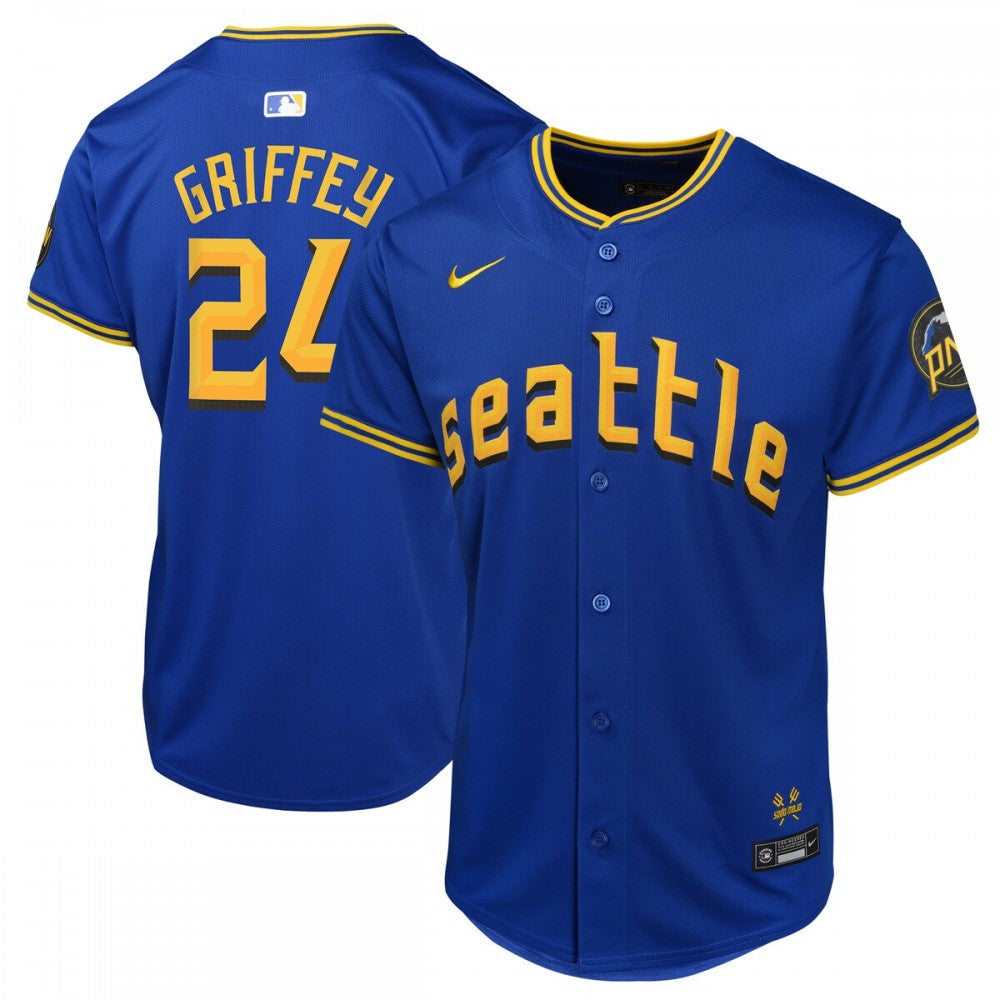 Ken Griffey Jr. Seattle Mariners Nike Youth City Connect Limited Player MLB Jersey - Navy