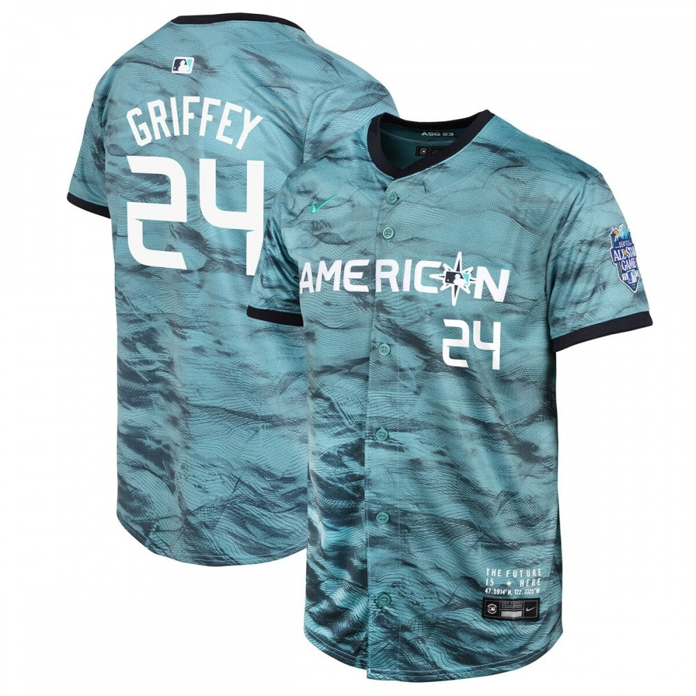 Ken Griffey Jr. American League Nike Youth 2023 MLB All-Star Game Limited Player MLB Jersey - Teal