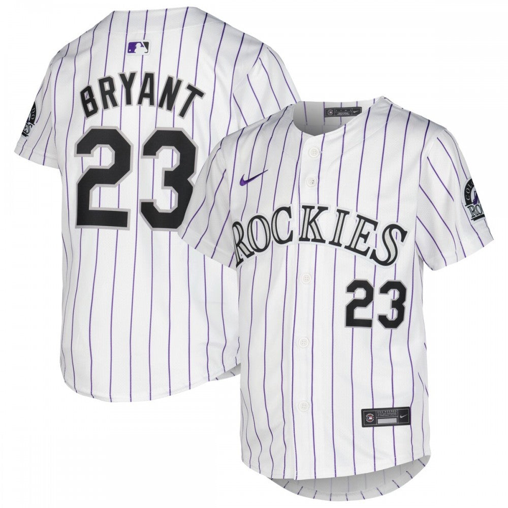 Kris Bryant Colorado Rockies Nike Youth Home Limited Player MLB Jersey - White