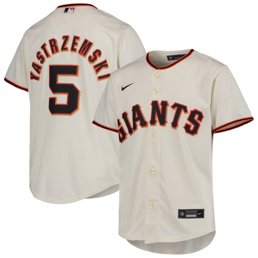 Mike Yastrzemski San Francisco Giants Nike Youth Alternate Replica Player MLB Jersey - Cream