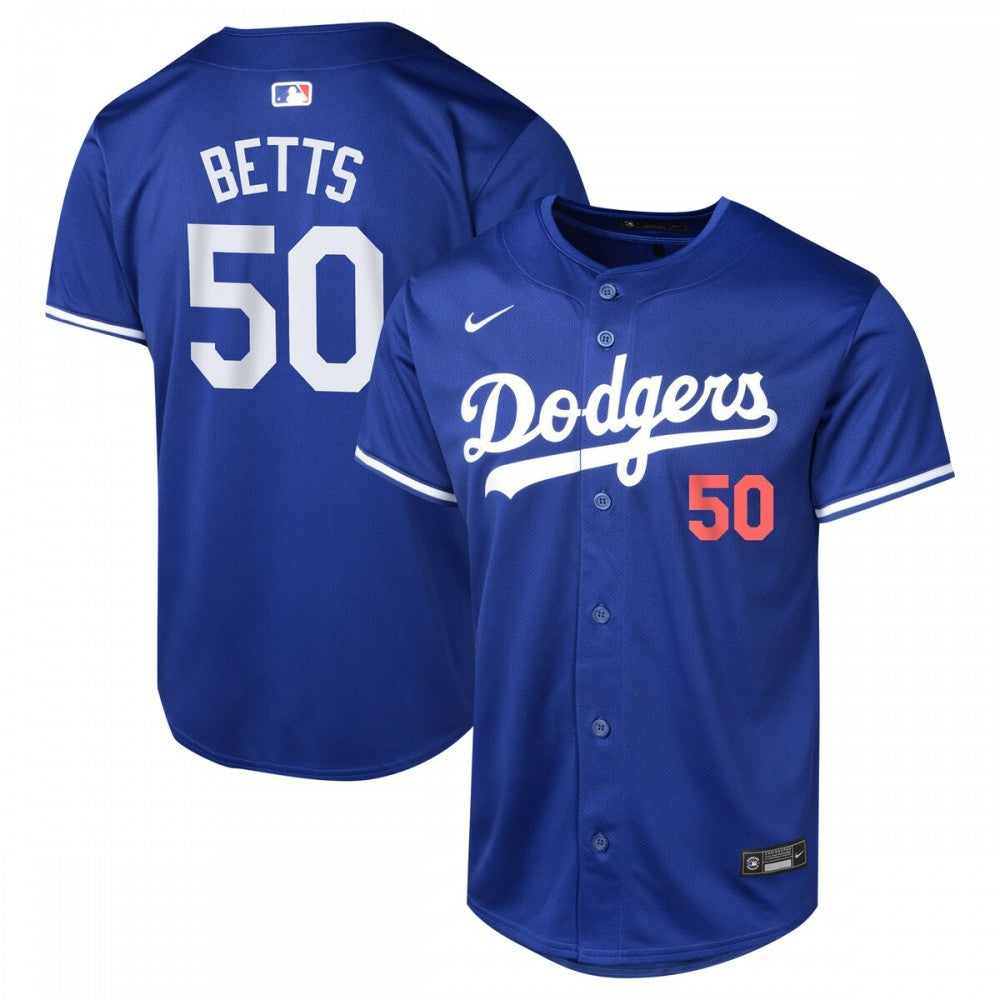 Mookie Betts Los Angeles Dodgers Nike Youth Alternate Limited Player MLB Jersey?C Royal