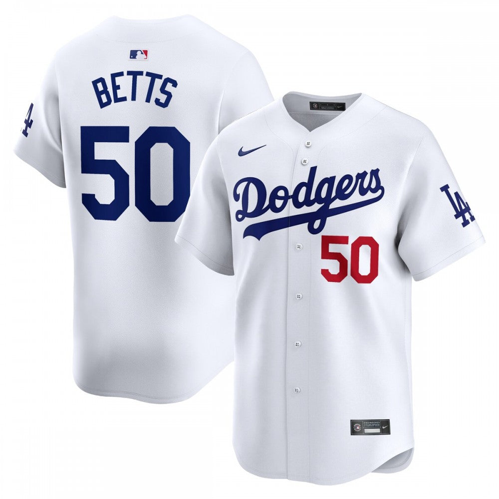 Mookie Betts Los Angeles Dodgers Nike Youth Home Limited Player MLB Jersey - White