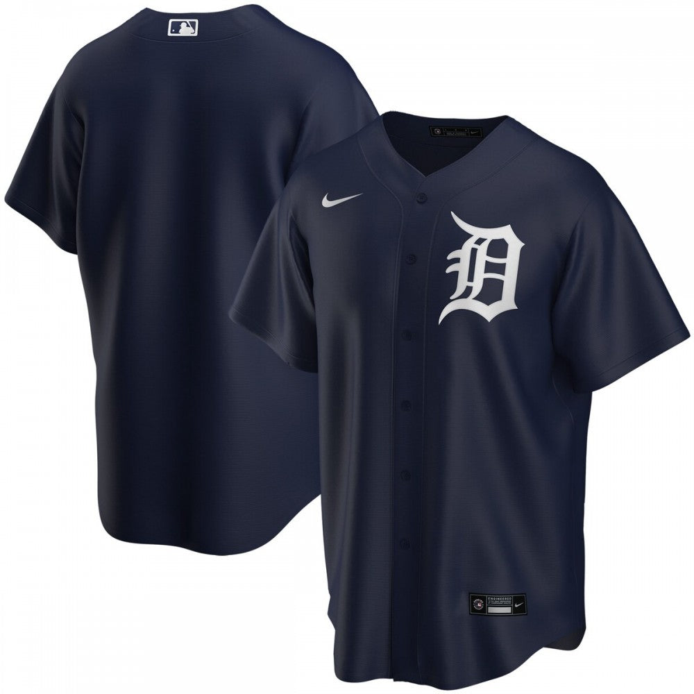 Detroit Tigers Nike Youth Alternate Replica Team MLB Jersey - Navy