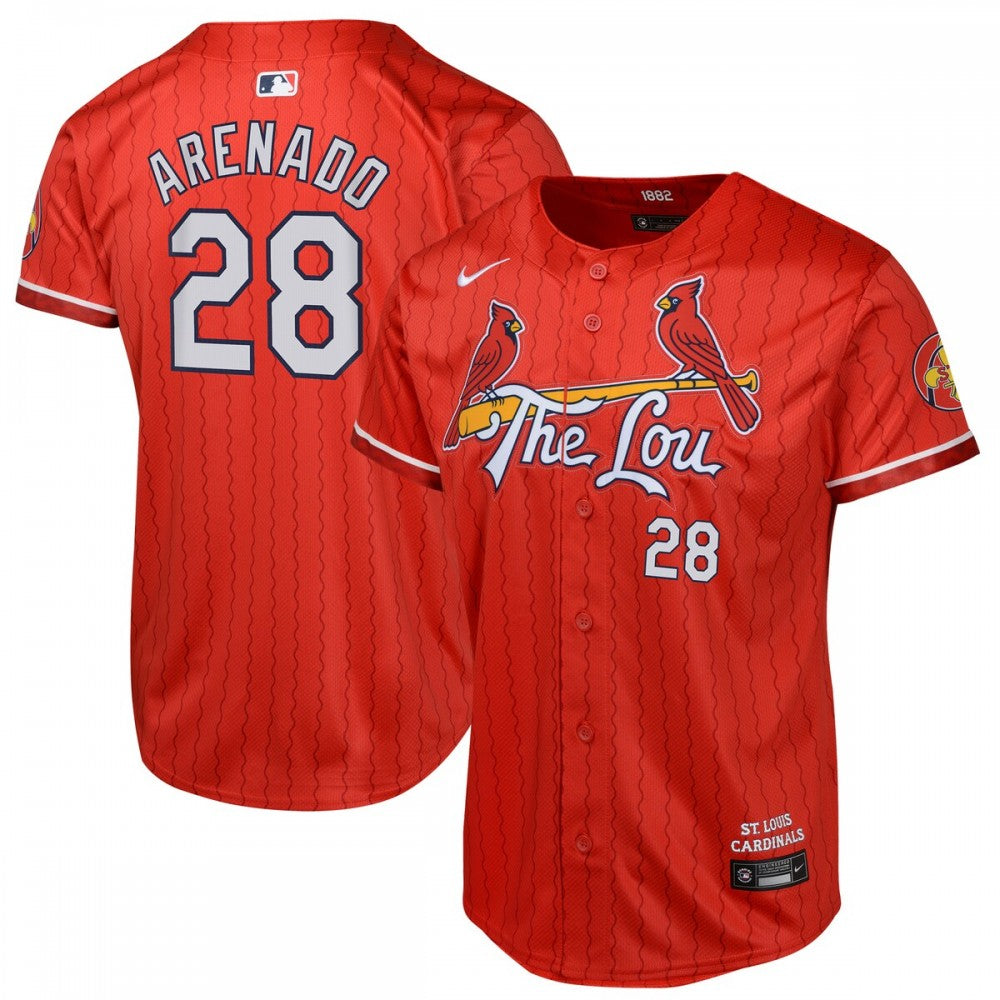 Nolan Arenado St. Louis Cardinals Nike Youth 2024 City Connect Limited Player MLB Jersey - Red