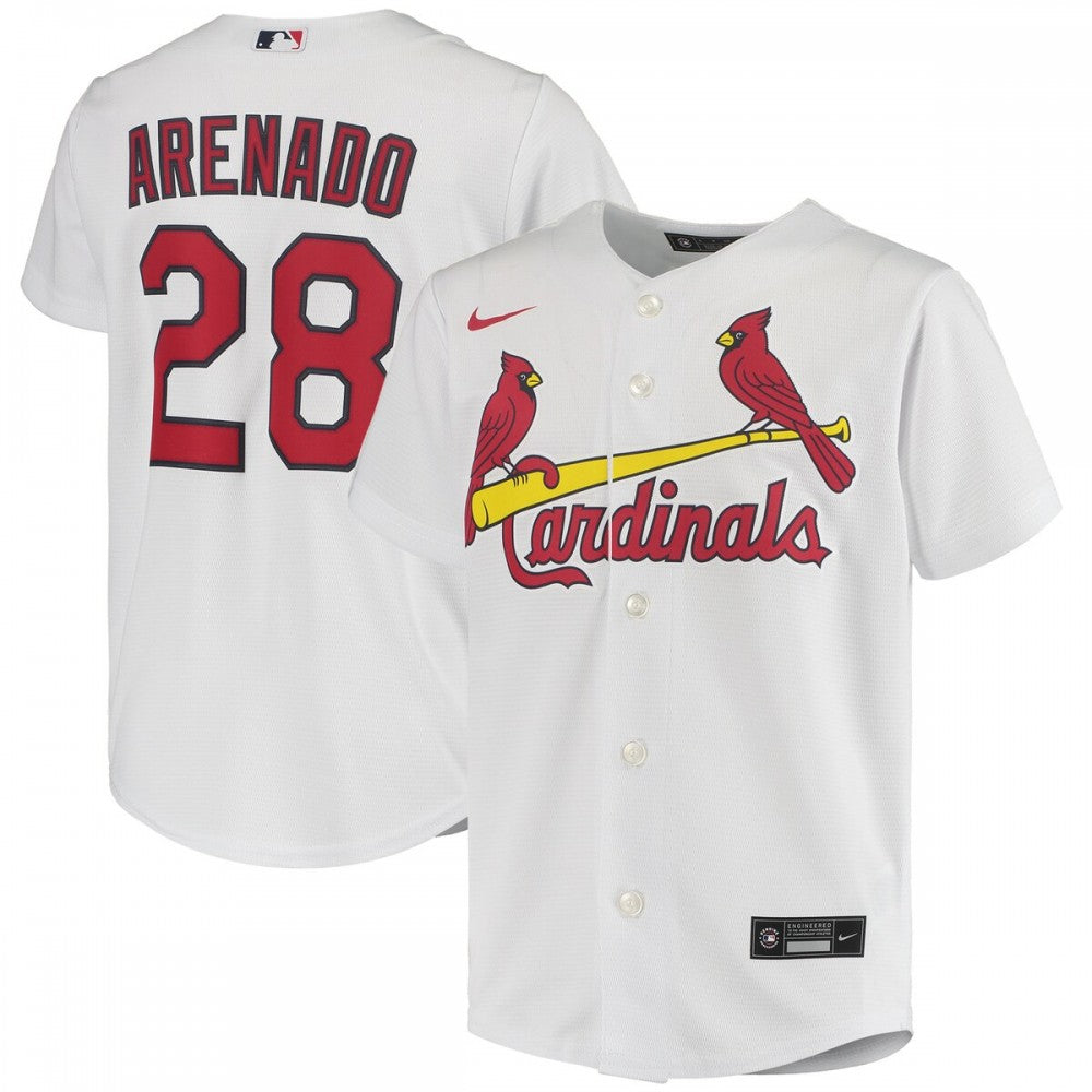 Nolan Arenado St. Louis Cardinals Nike Youth Alternate Replica Player MLB Jersey - White