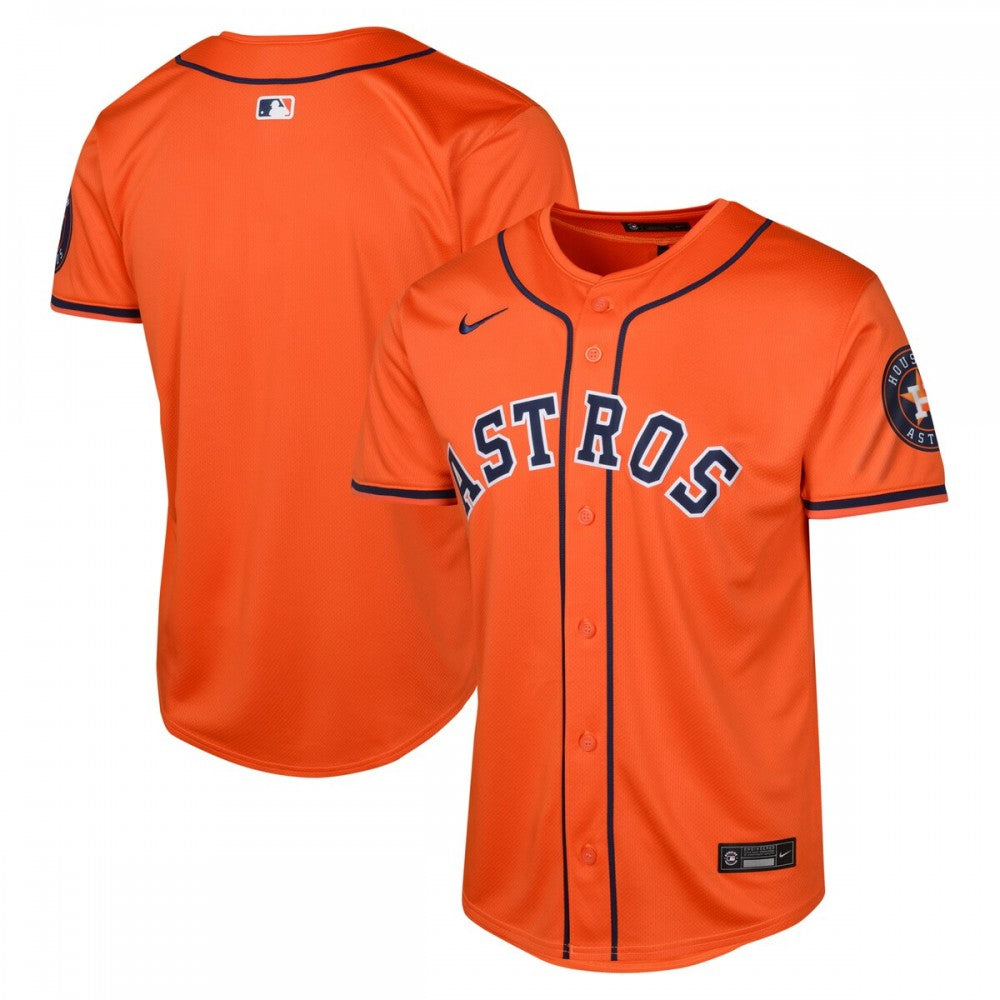 Houston Astros Nike Youth Alternate Limited MLB Jersey - Orange