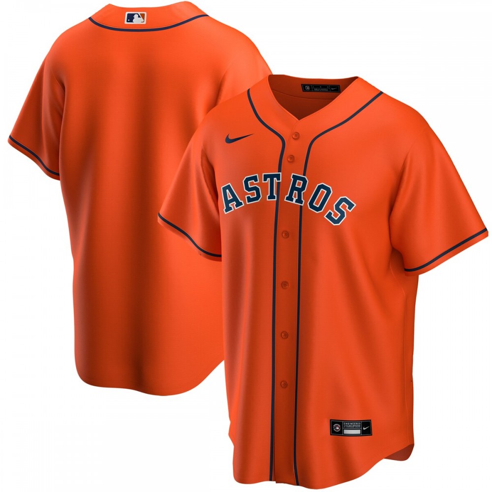 Houston Astros Nike Youth Alternate Replica Team MLB Jersey - Orange