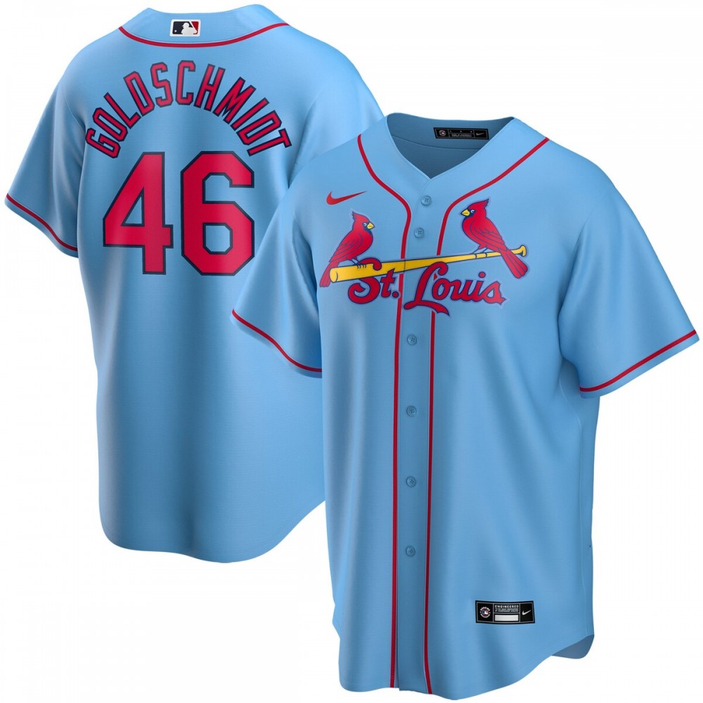 Paul Goldschmidt St. Louis Cardinals Nike Youth Alternate Replica Player MLB Jersey - Light Blue