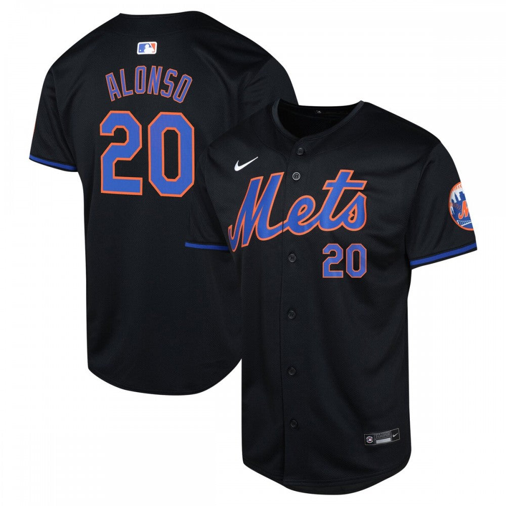 Pete Alonso New York Mets Nike Youth Alternate Limited Player MLB Jersey - Black