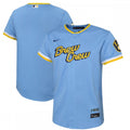 Milwaukee Brewers Nike Youth 2022 City Connect Replica Team MLB Jersey - Powder Blue