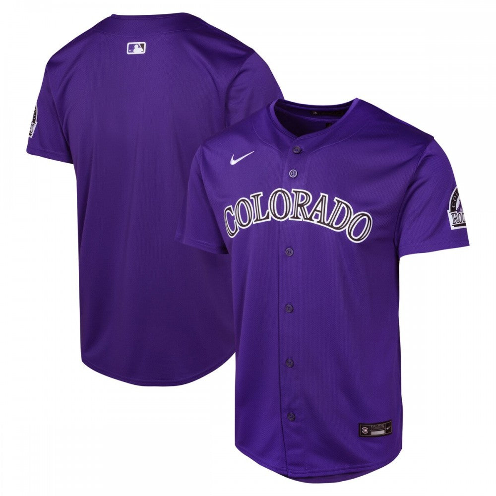 Colorado Rockies Nike Youth Alternate Limited MLB Jersey - Purple