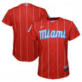 Miami Marlins Nike Youth City Connect Replica MLB Jersey - Red