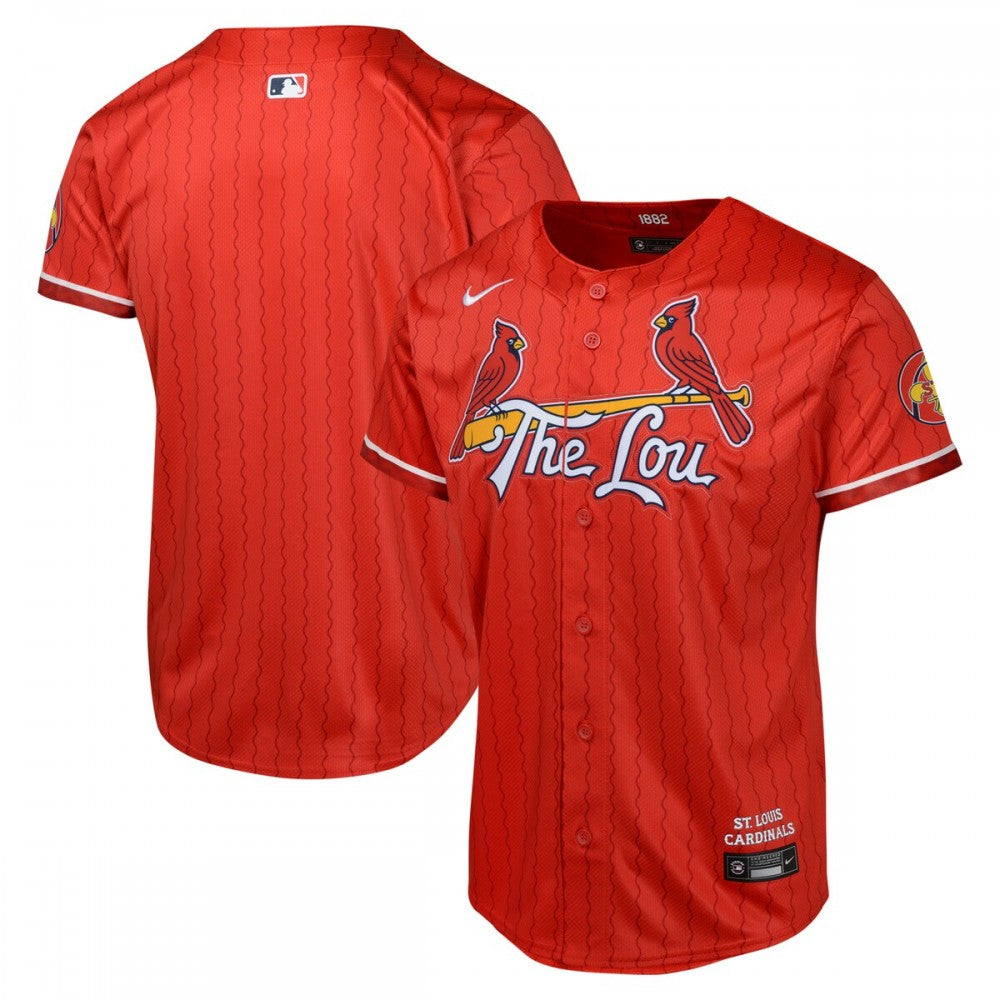 St. Louis Cardinals Nike Youth 2024 City Connect Limited MLB Jersey - Red