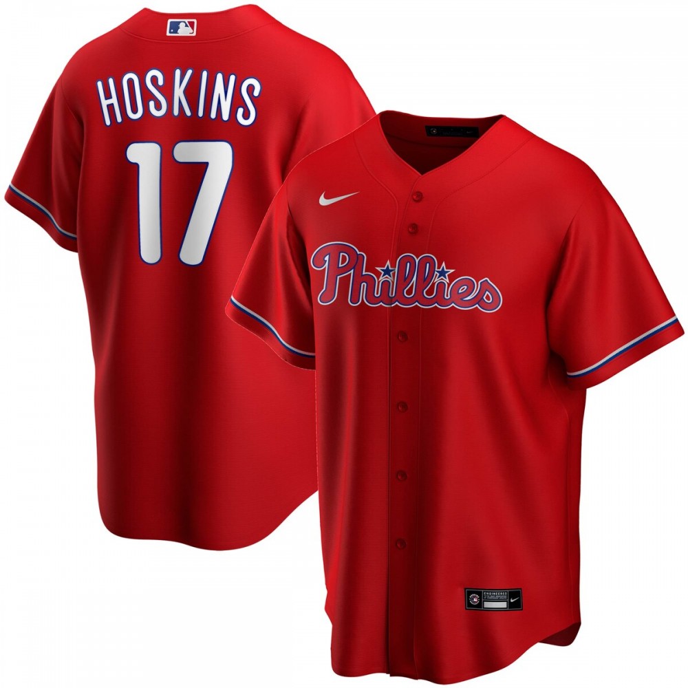 Rhys Hoskins Philadelphia Phillies Nike Youth Alternate Replica Player MLB Jersey - Red