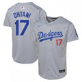 Shohei Ohtani Los Angeles Dodgers Nike Youth Alternate Limited MLB Jersey?C Gray