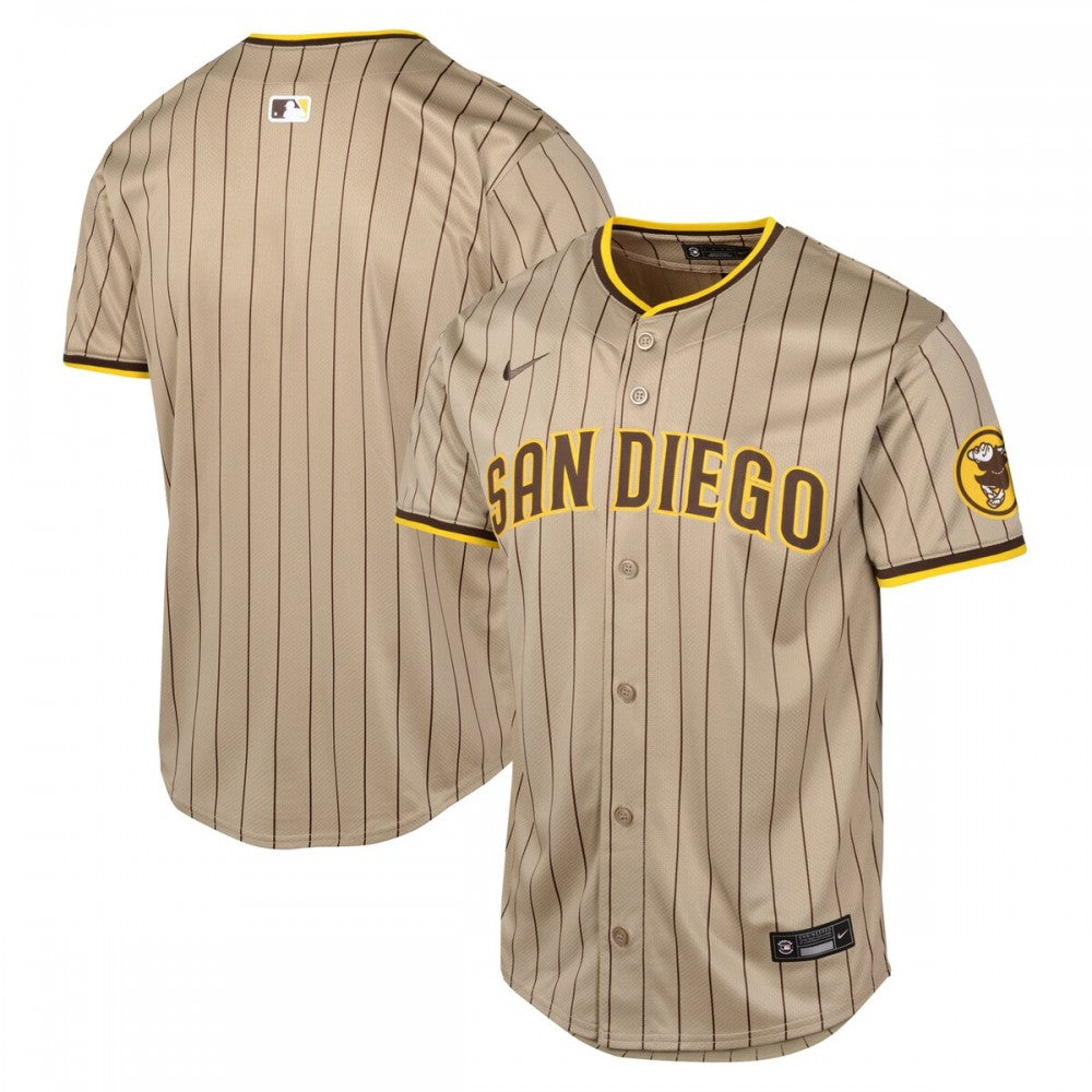 San Diego Padres Nike Youth Alternate Limited MLB Jersey - Tan