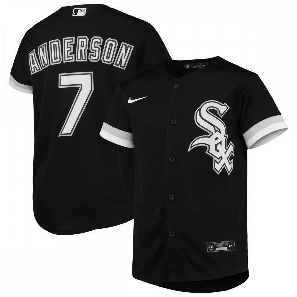 Tim Anderson Chicago White Sox Nike Youth Alternate Replica Player MLB Jersey - Black