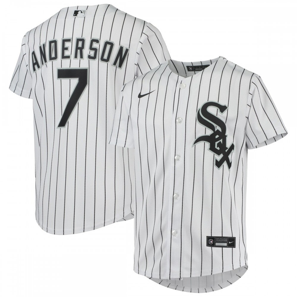 Tim Anderson Chicago White Sox Nike Youth Alternate Replica Player MLB Jersey - White