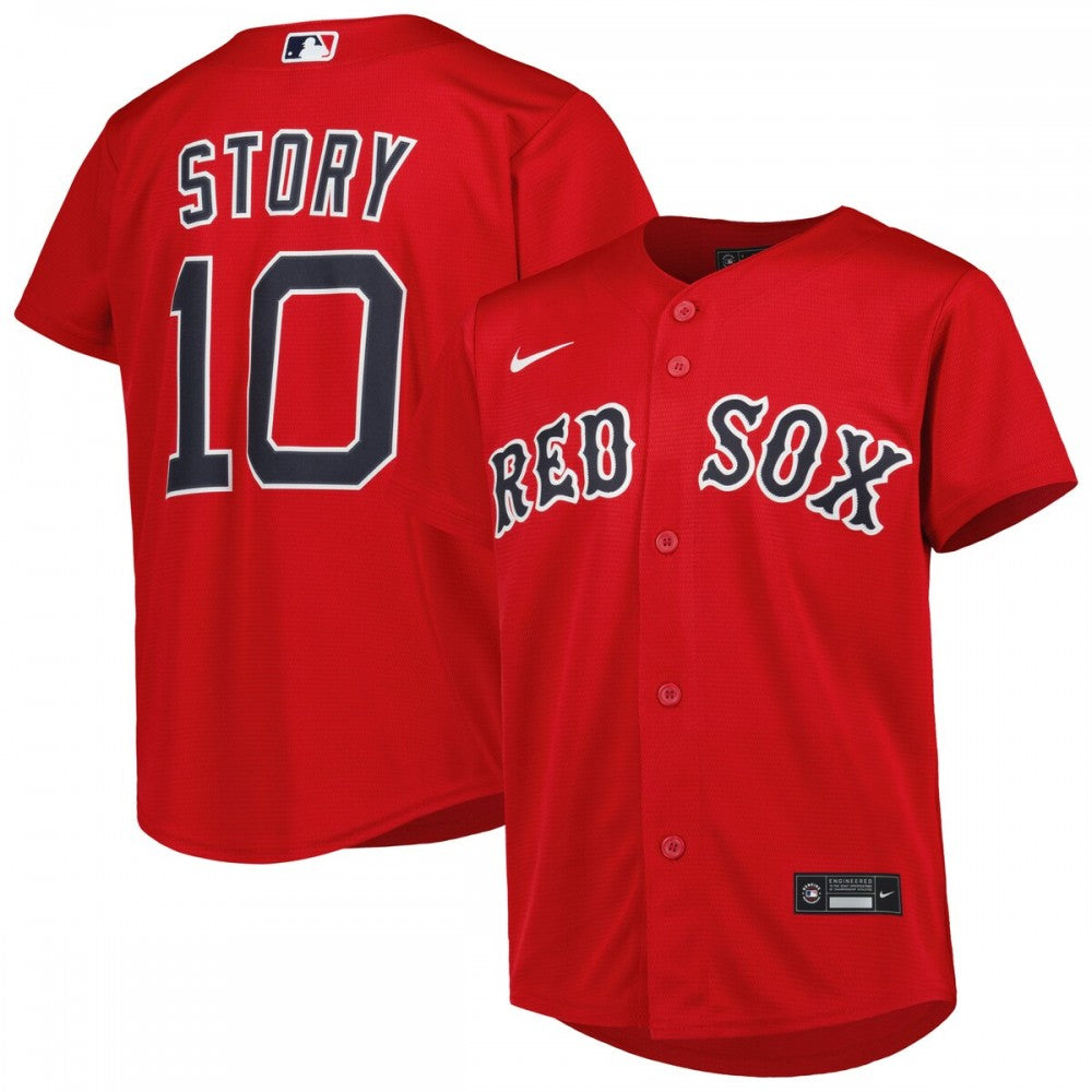 Trevor Story Boston Red Sox Nike Youth Alternate Replica Player MLB Jersey - Red