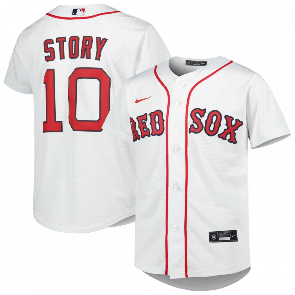 Trevor Story Boston Red Sox Nike Youth Alternate Replica Player MLB Jersey - White