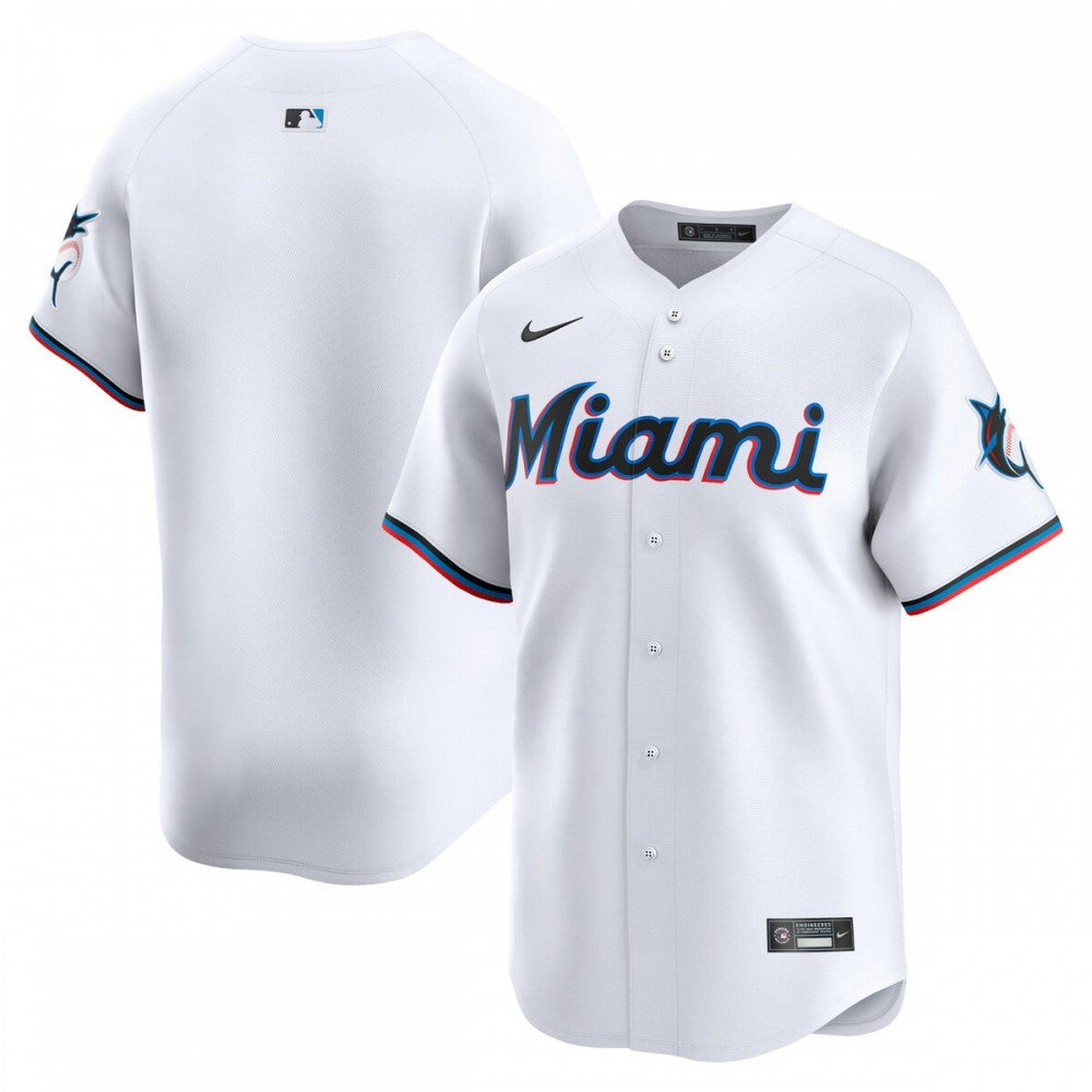 Miami Marlins Nike Youth Home Limited MLB Jersey - White