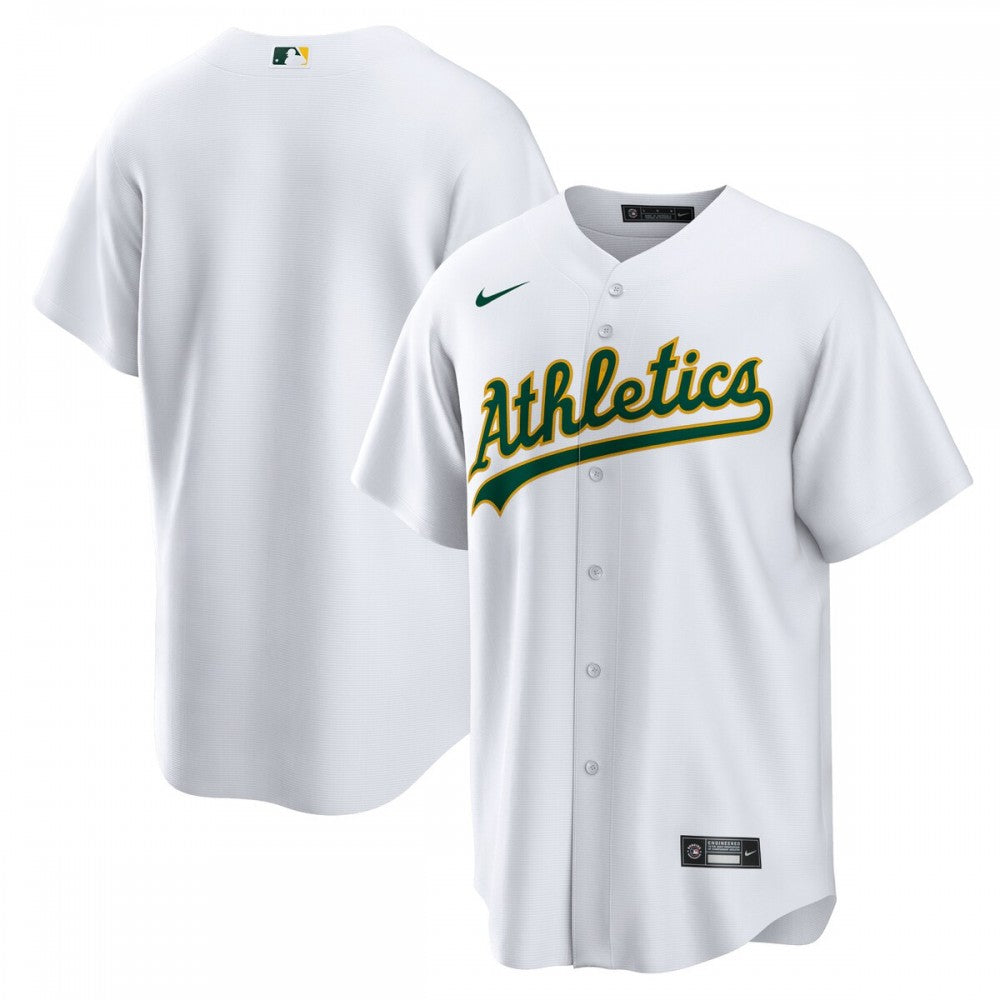 Oakland Athletics Nike Youth Home Blank Replica MLB Jersey - White