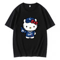 Cute Hello Kitty Baseball LA Dodgers T-Shirt