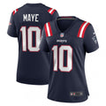 Drake Maye New England Patriots Nike Women's Alternate Jersey - Navy