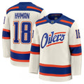 Zach Hyman Edmonton Oilers Alternate Cream Premium Player NHL Jersey