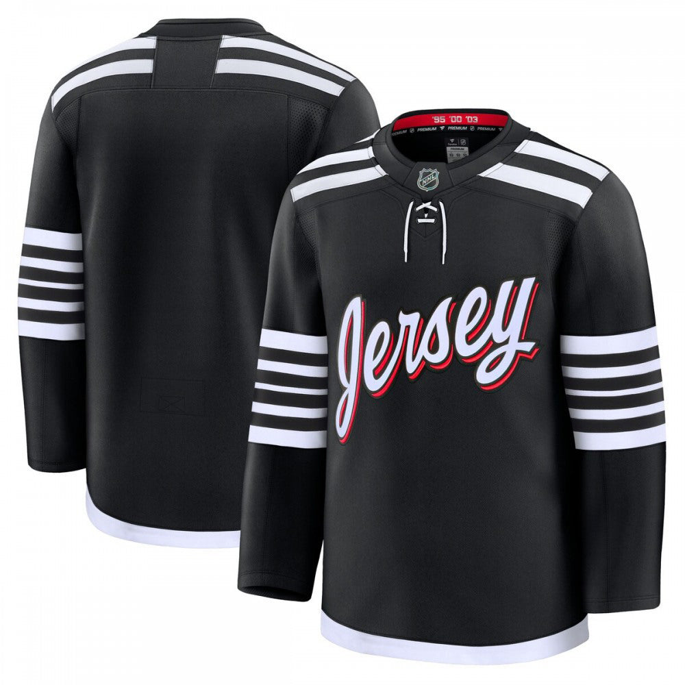 New NHL Jersey Devils Alternate Premium NHL Jersey - Black