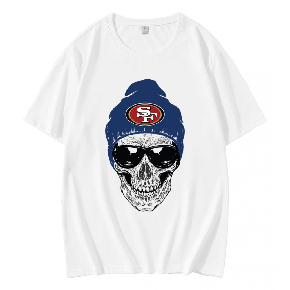 Horror Skull San Francisco 49ers T-Shirt